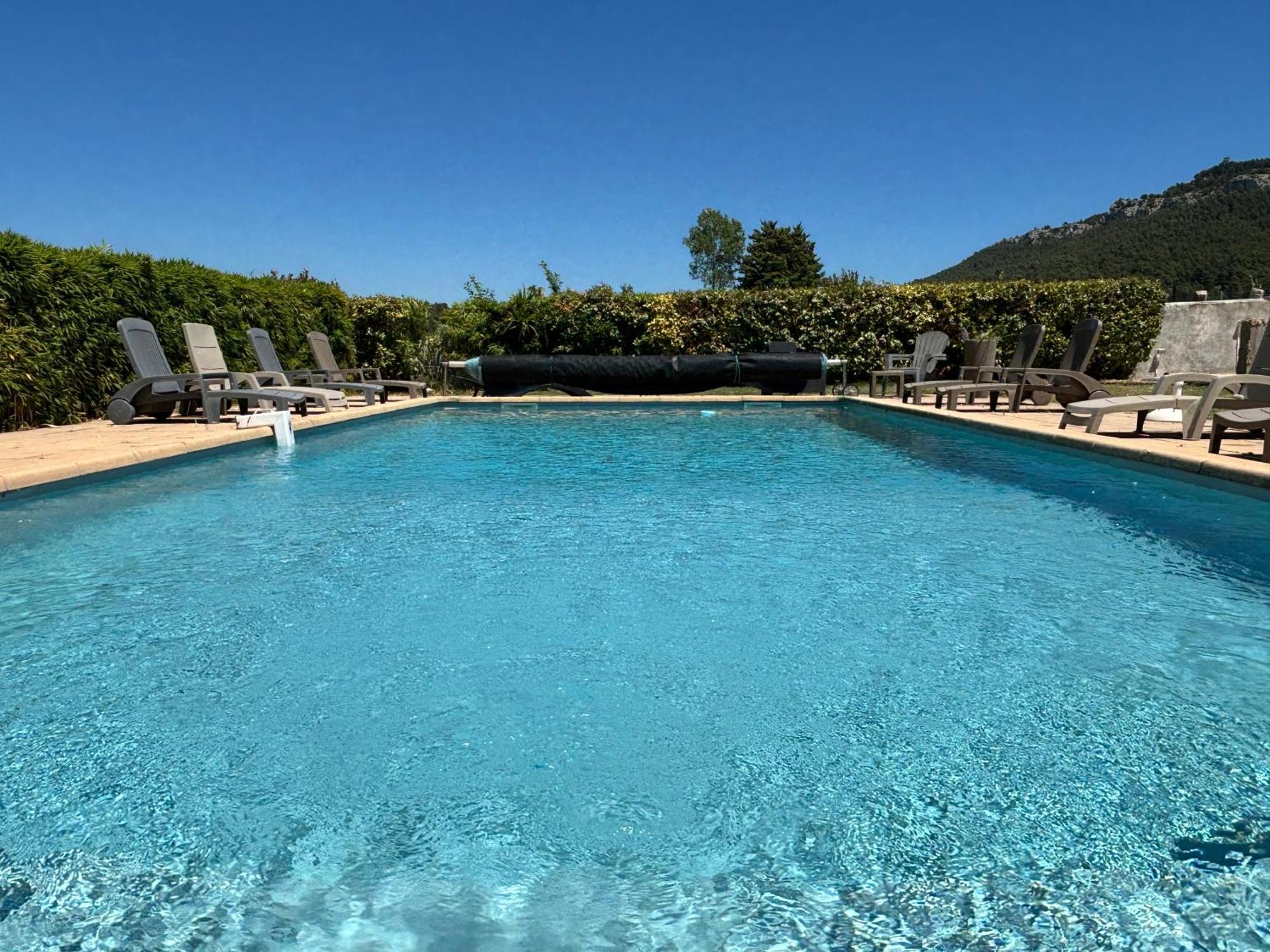 Appart. 4 Pers A 6 Kms De Cassis Avec Acces Piscine โรกฟอร์ต-ลา-เบดูล ภายนอก รูปภาพ